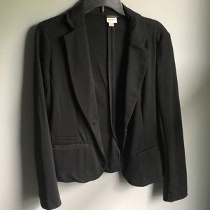 Merona Black One Button Blazer